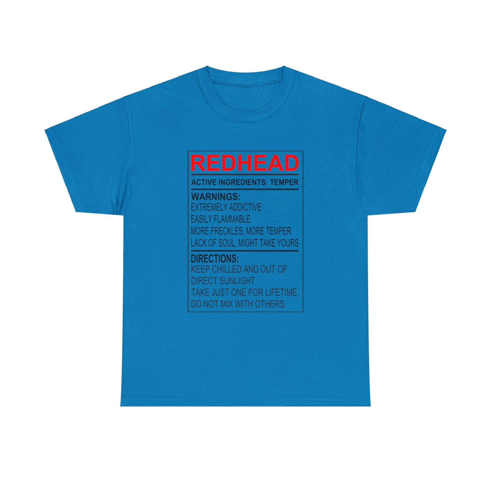 "Redhead Warning" T-Shirt - Weave Got Gifts - Unique Gifts You Won’t Find Anywhere Else!