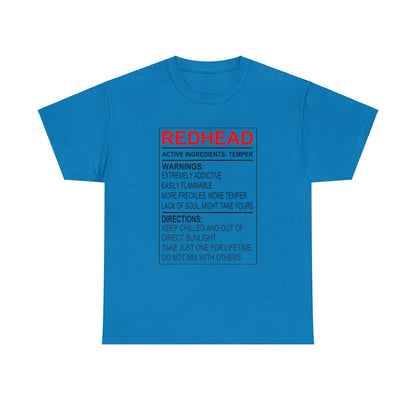 "Redhead Warning" T-Shirt - Weave Got Gifts - Unique Gifts You Won’t Find Anywhere Else!