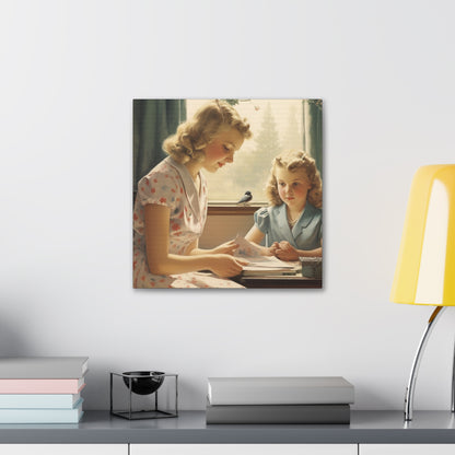 "Vintage Mother-Daughter Bond" Wall Art - Weave Got Gifts - Unique Gifts You Won’t Find Anywhere Else!