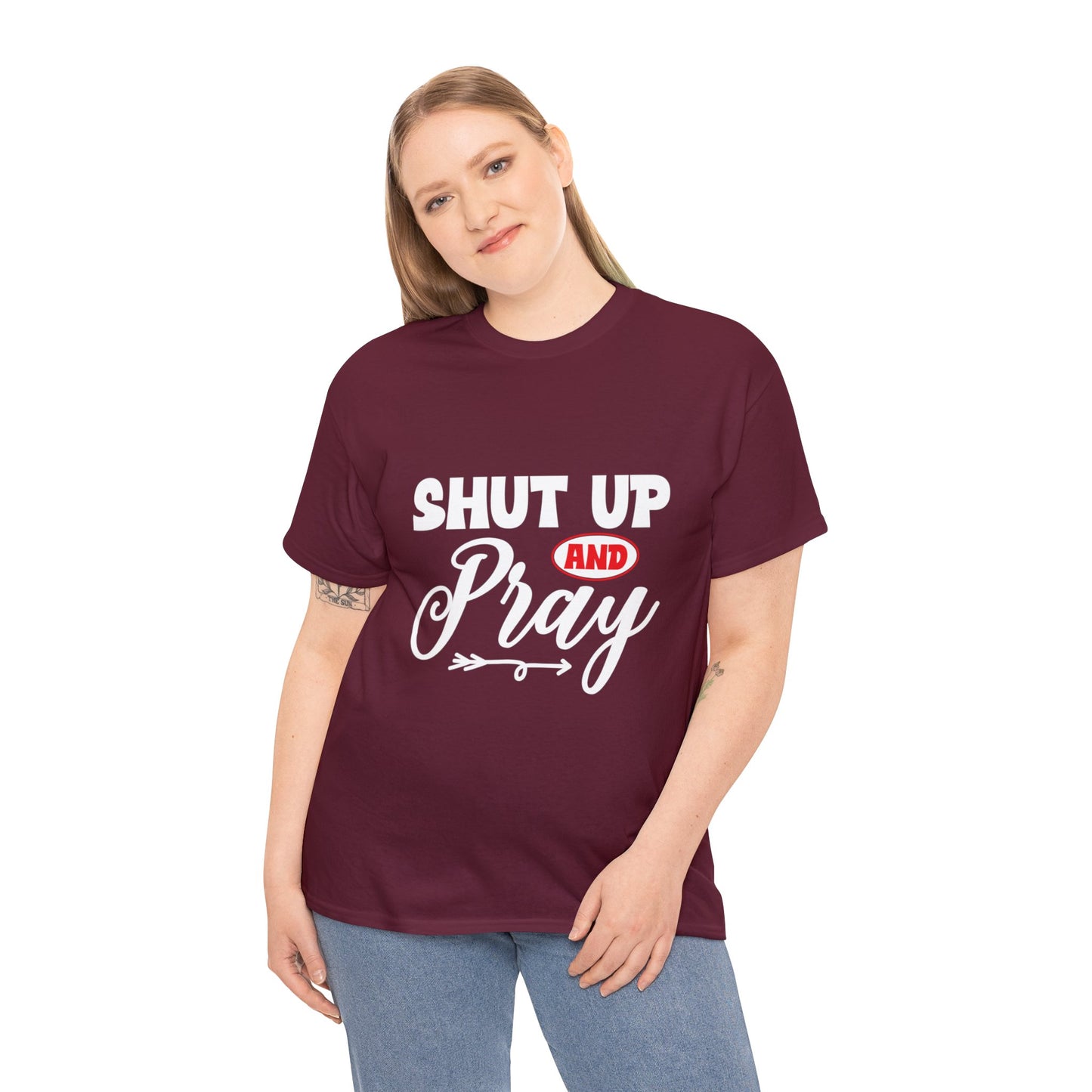 "Shut Up & Pray" T-Shirt - Weave Got Gifts - Unique Gifts You Won’t Find Anywhere Else!