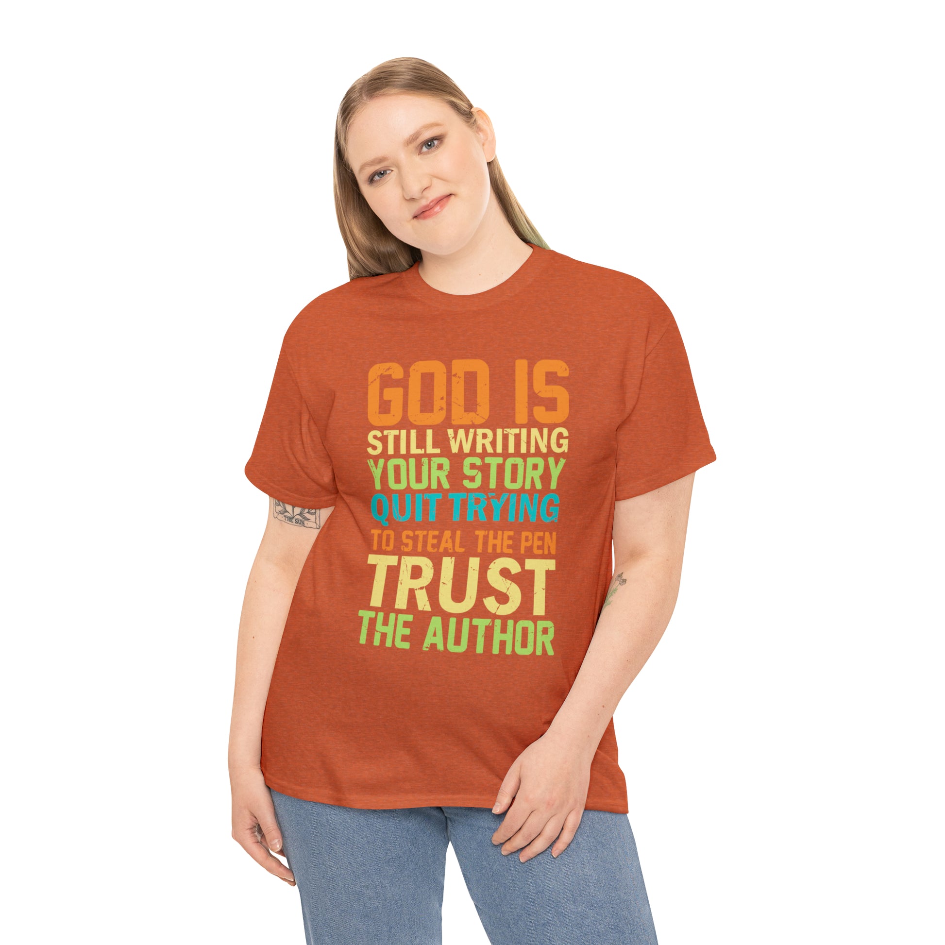 "God Is Still Writing Your Story" T-Shirt - Weave Got Gifts - Unique Gifts You Won’t Find Anywhere Else!