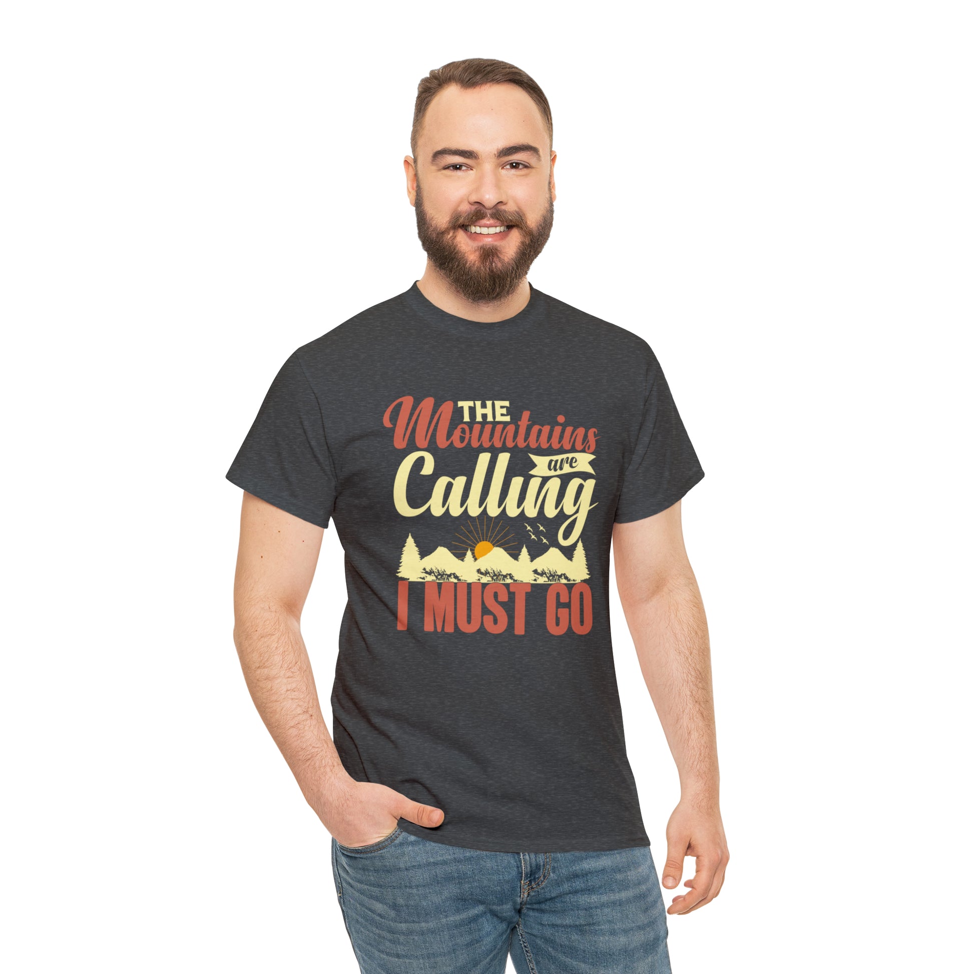 "The Mountains Are Calling" T-Shirt - Weave Got Gifts - Unique Gifts You Won’t Find Anywhere Else!