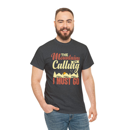 "The Mountains Are Calling" T-Shirt - Weave Got Gifts - Unique Gifts You Won’t Find Anywhere Else!