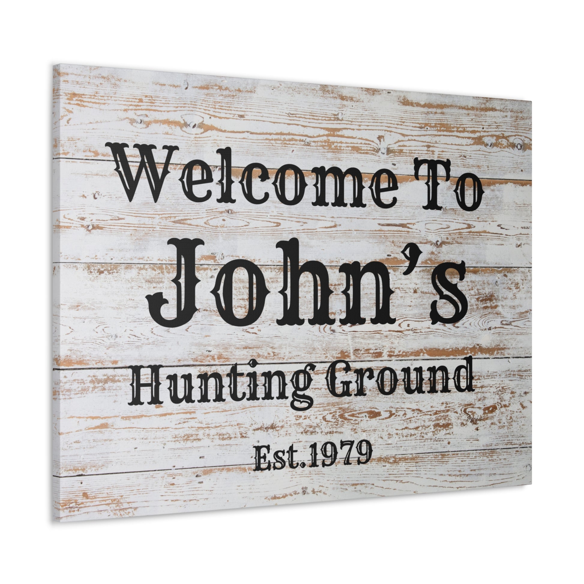 "Welcome To My Hunting Ground" Custom Sign - Weave Got Gifts - Unique Gifts You Won’t Find Anywhere Else!