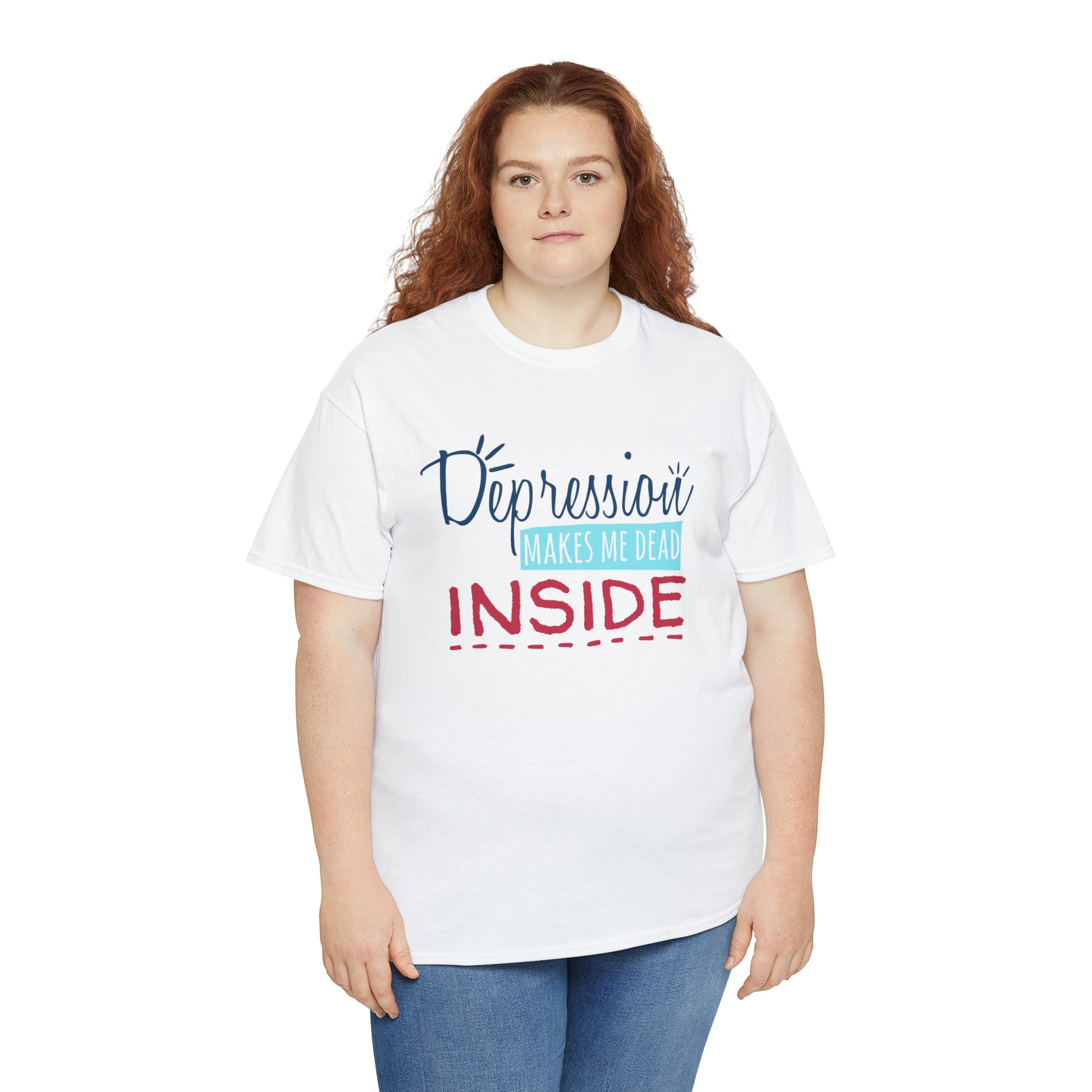 "Depression Makes Me Dead Inside" T-Shirt - Weave Got Gifts - Unique Gifts You Won’t Find Anywhere Else!