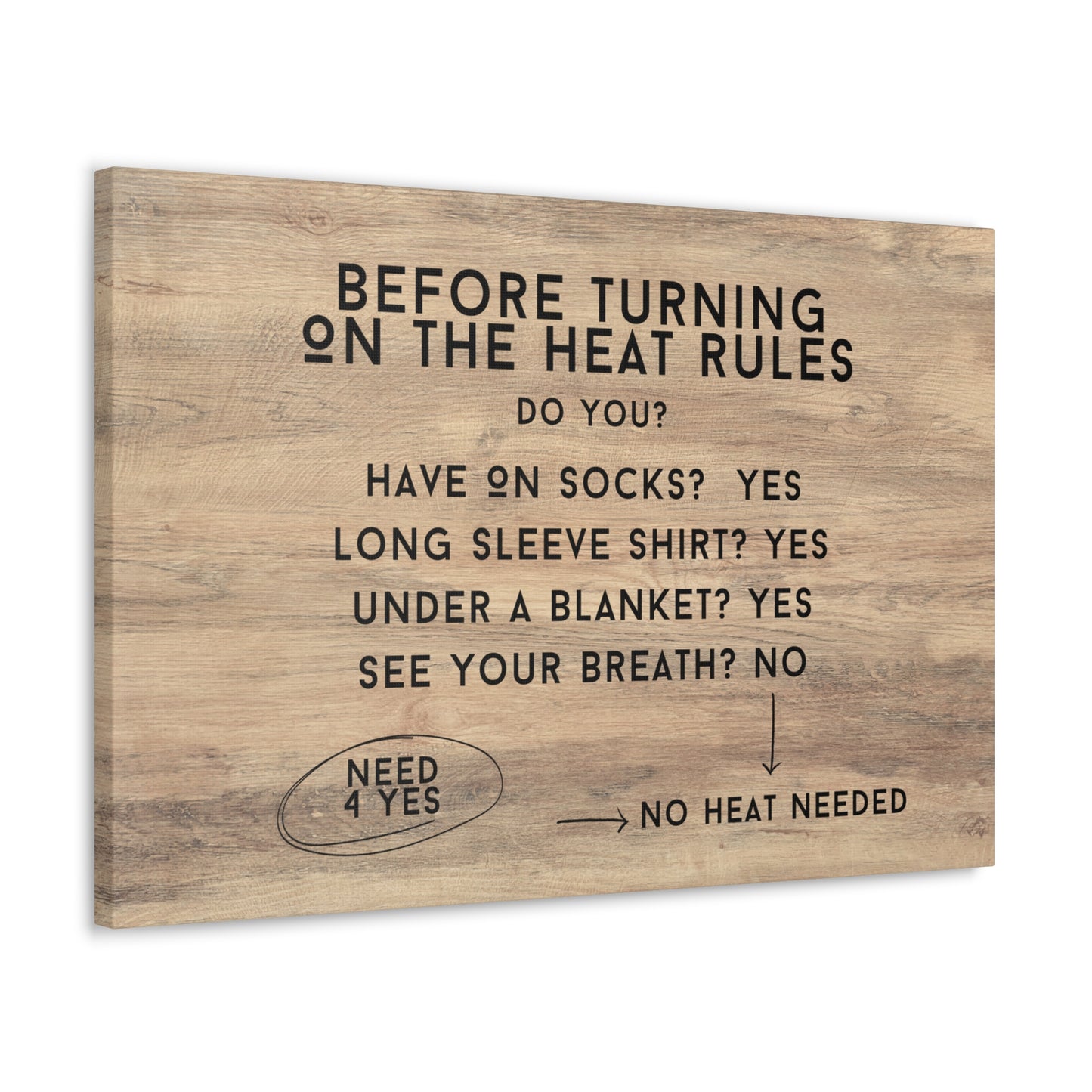 "Before Turning On That Heat" Wall Art - Weave Got Gifts - Unique Gifts You Won’t Find Anywhere Else!