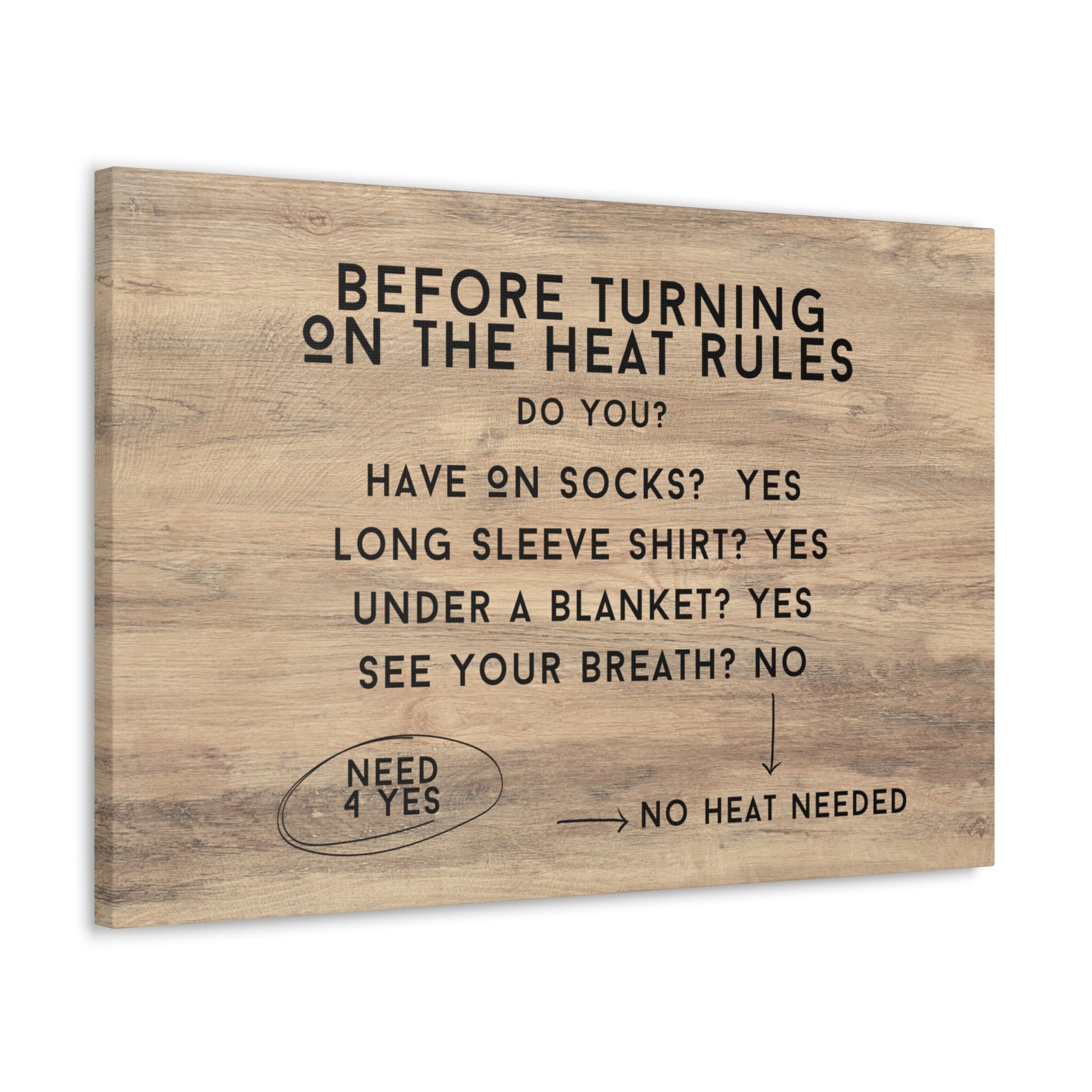 "Before Turning On That Heat" Wall Art - Weave Got Gifts - Unique Gifts You Won’t Find Anywhere Else!