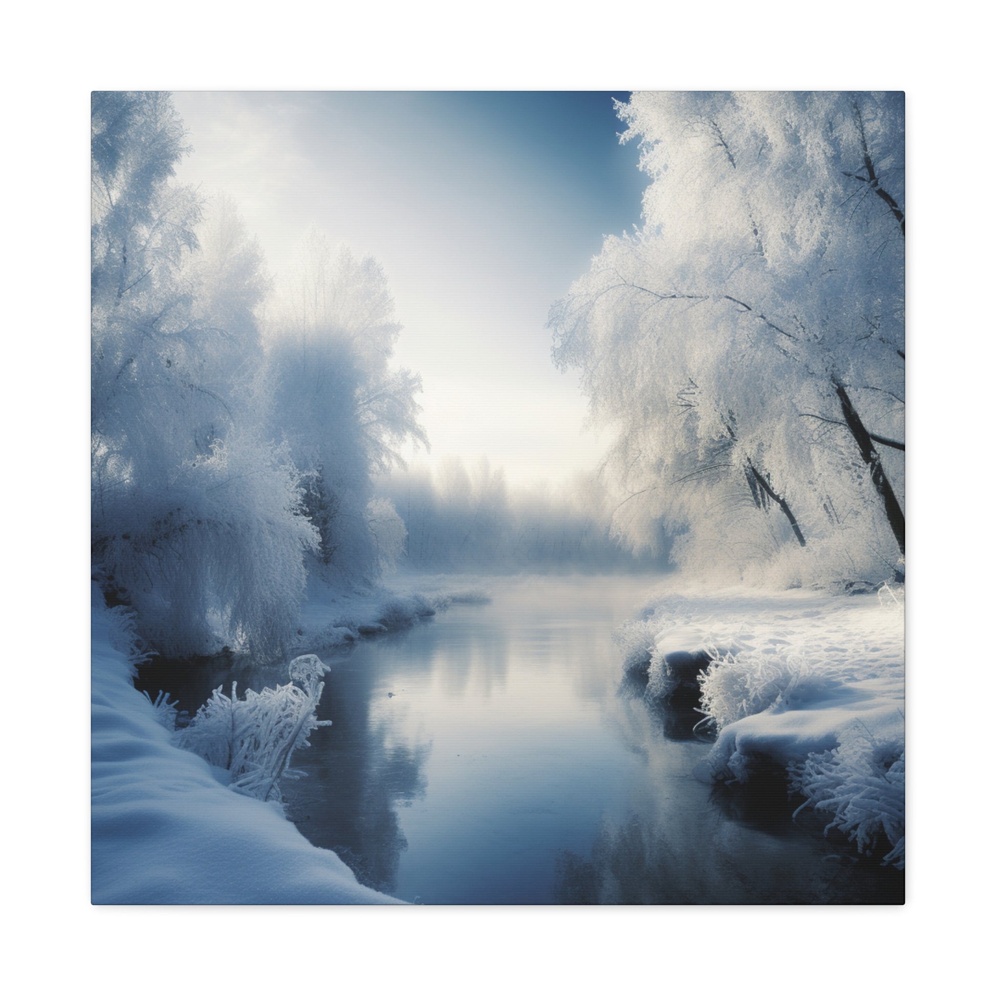 "Winter Wonderland By The Creek" Wall Art - Weave Got Gifts - Unique Gifts You Won’t Find Anywhere Else!