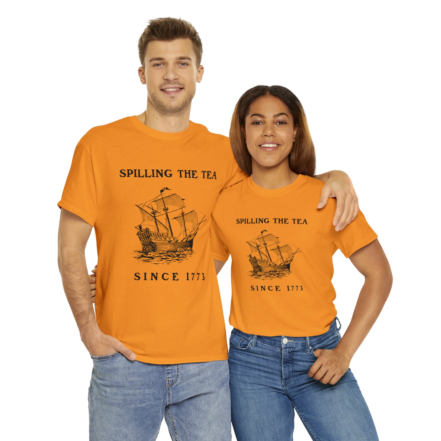 "Spilling The Tea, Since 1773" T-Shirt - Weave Got Gifts - Unique Gifts You Won’t Find Anywhere Else!