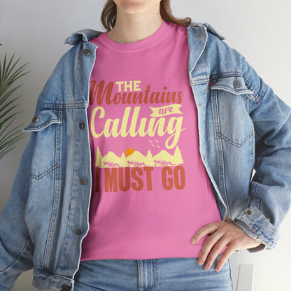 "The Mountains Are Calling" T-Shirt - Weave Got Gifts - Unique Gifts You Won’t Find Anywhere Else!