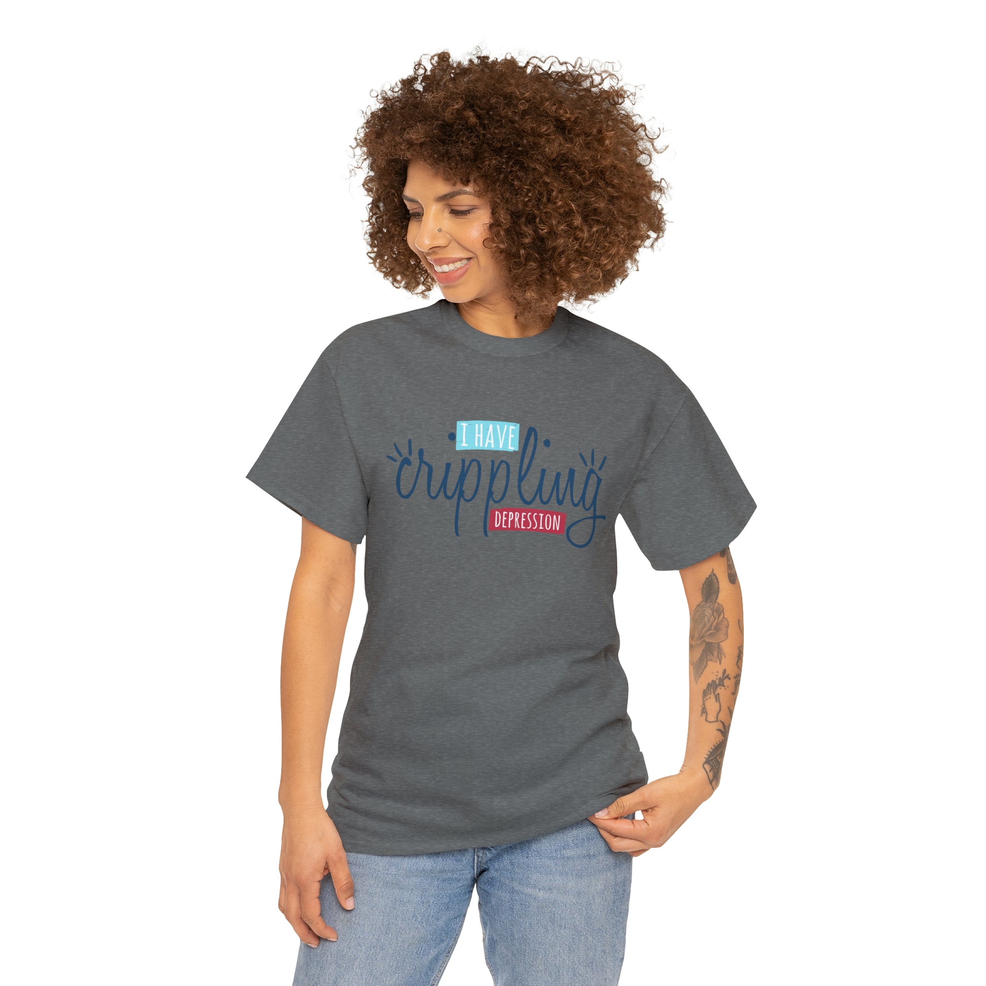 "I Have Crippling Depression" T-Shirt - Weave Got Gifts - Unique Gifts You Won’t Find Anywhere Else!