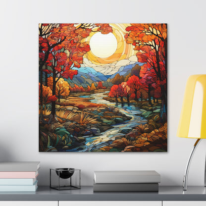 "Riverside Serenity" Wall Art - Weave Got Gifts - Unique Gifts You Won’t Find Anywhere Else!