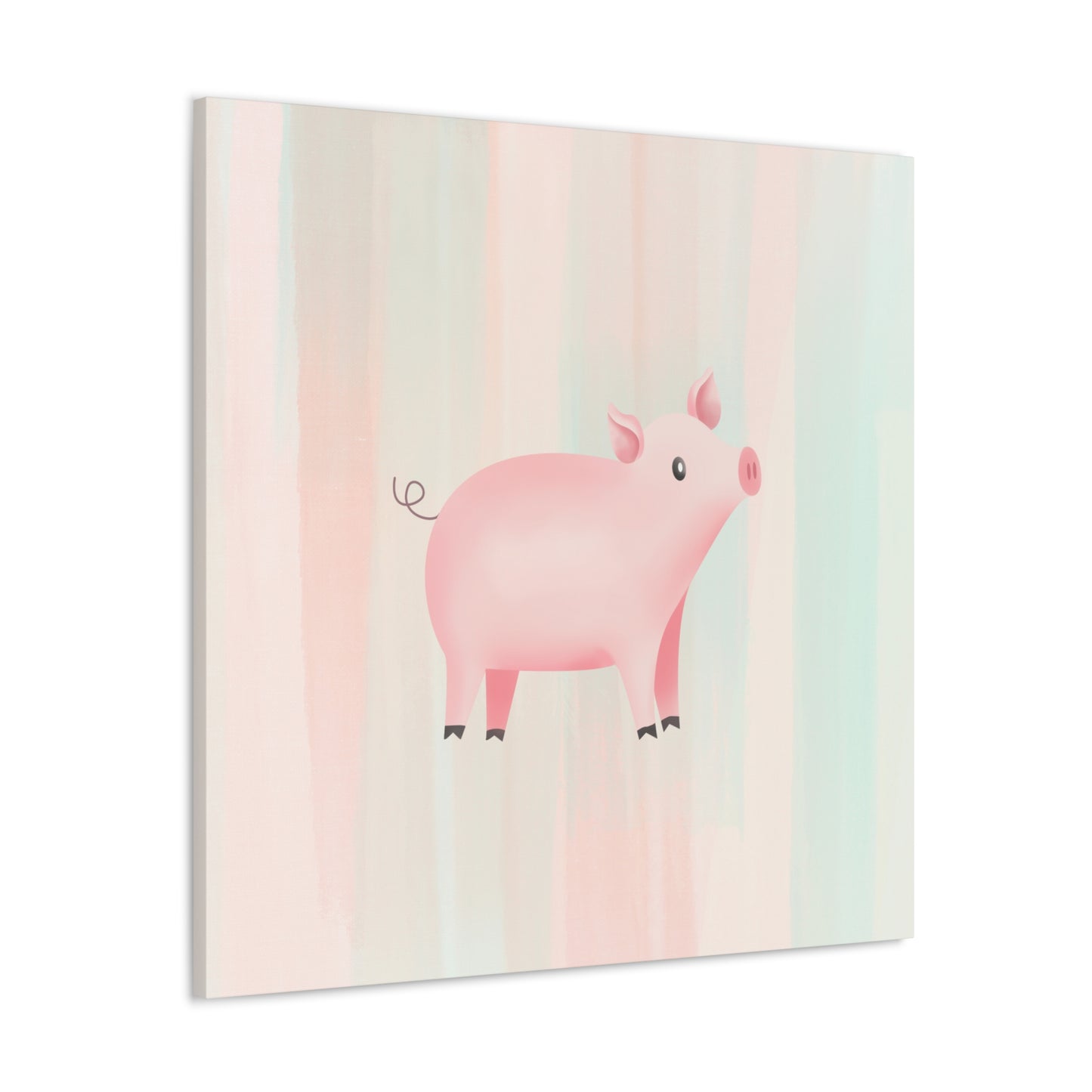 "Cute Pig" Nursery Wall Art - Weave Got Gifts - Unique Gifts You Won’t Find Anywhere Else!