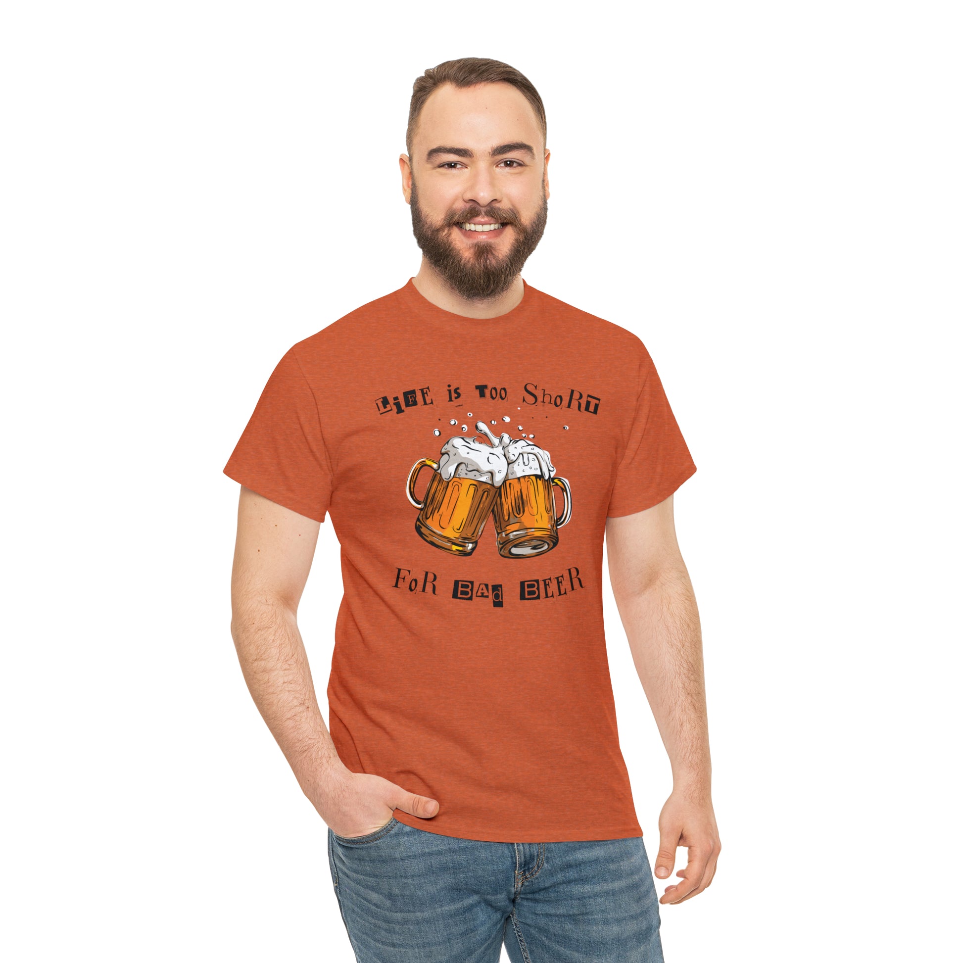 "Life Is Too Short for Bad Beer" T-Shirt - Weave Got Gifts - Unique Gifts You Won’t Find Anywhere Else!