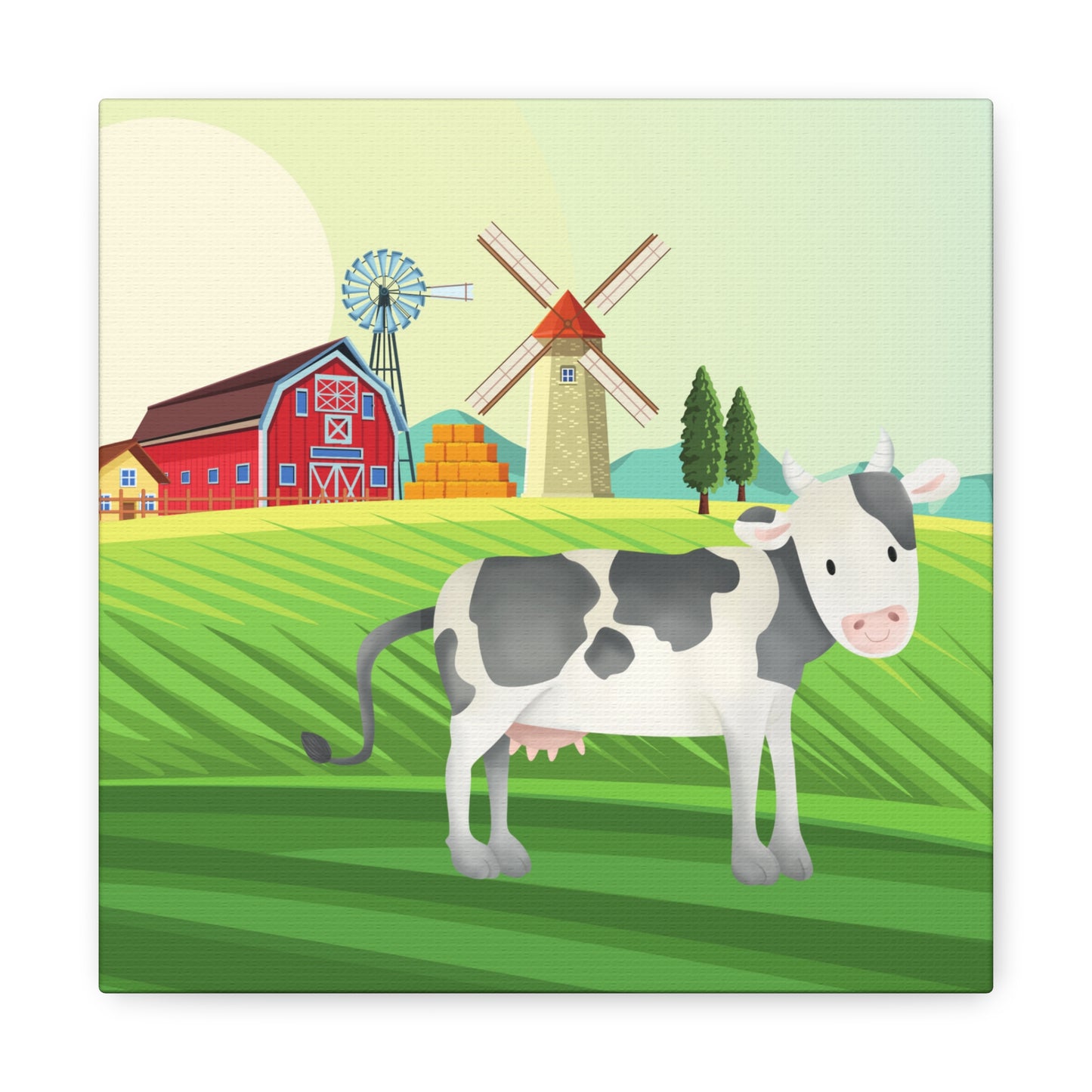 "Cow On A Farm" Kids Wall Art - Weave Got Gifts - Unique Gifts You Won’t Find Anywhere Else!