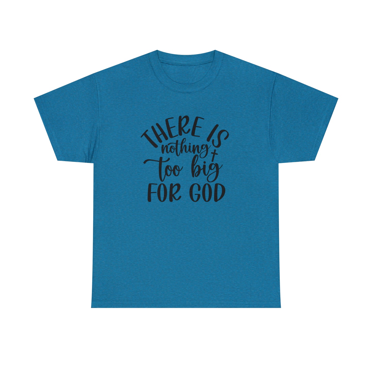 Men's religious t-shirt with bold Christian slogan
