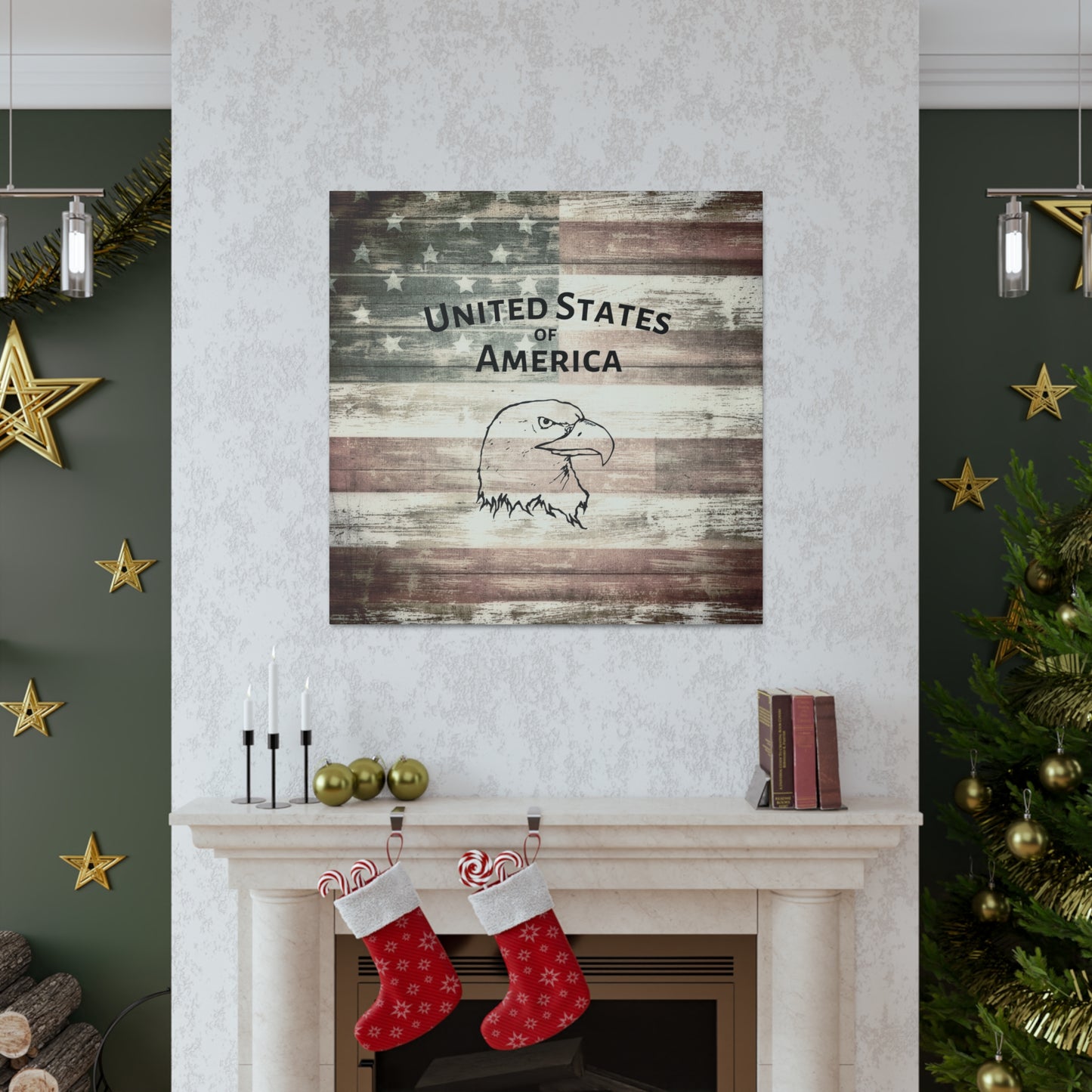 "United States Of America" Wall Art - Weave Got Gifts - Unique Gifts You Won’t Find Anywhere Else!