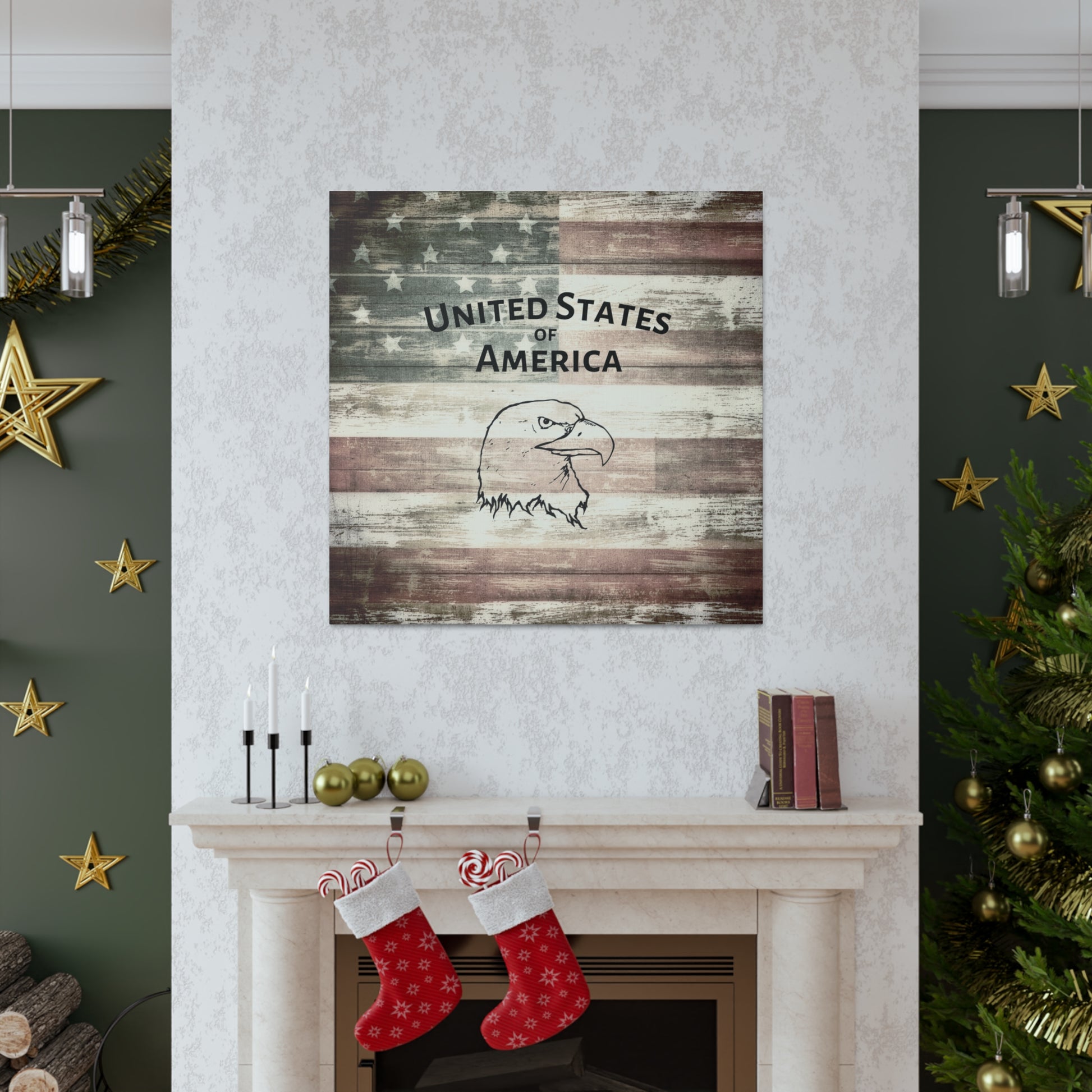 "United States Of America" Wall Art - Weave Got Gifts - Unique Gifts You Won’t Find Anywhere Else!