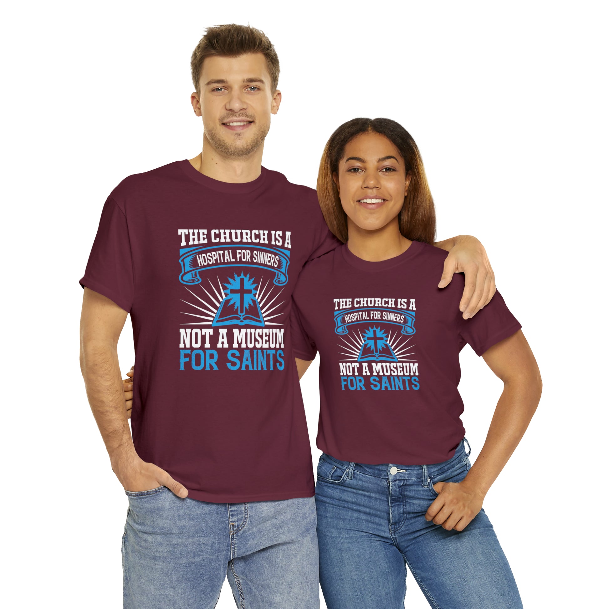 "Church Is A Hospital For Sinners" T-Shirt - Weave Got Gifts - Unique Gifts You Won’t Find Anywhere Else!