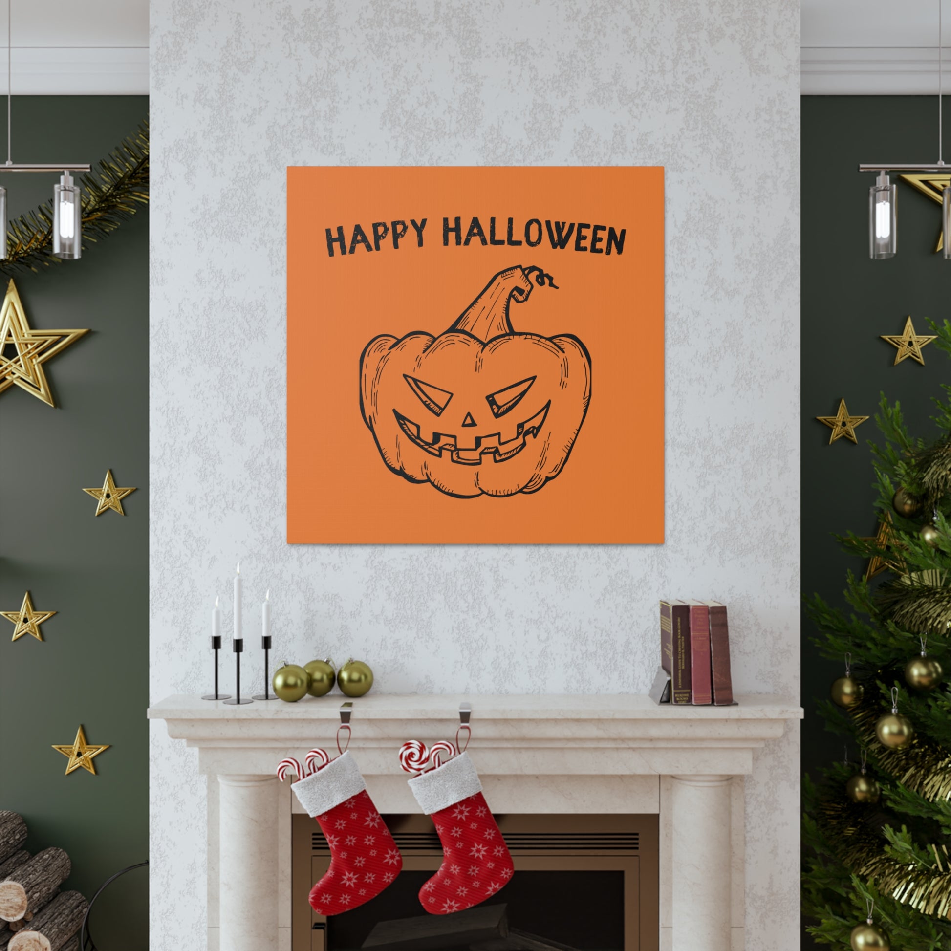 "Happy Halloween" Wall Art - Weave Got Gifts - Unique Gifts You Won’t Find Anywhere Else!