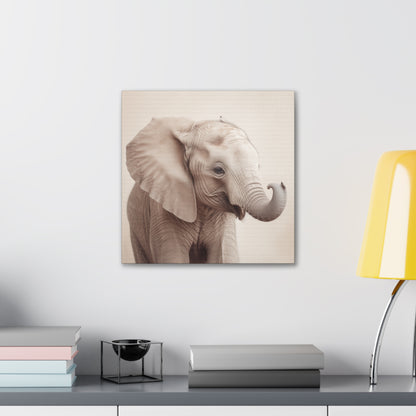 "Baby Elephant Portrait" Wall Art - Weave Got Gifts - Unique Gifts You Won’t Find Anywhere Else!