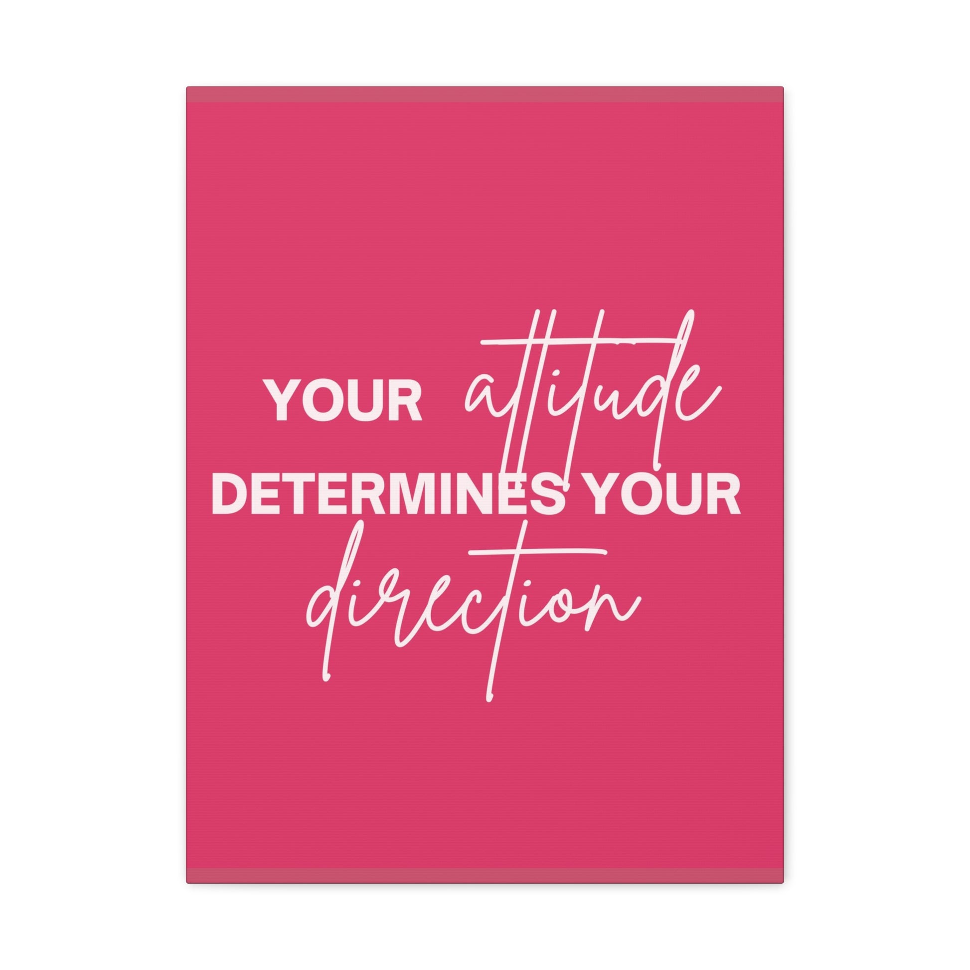 Soft pink motivational wall art for gift or personal decor.
