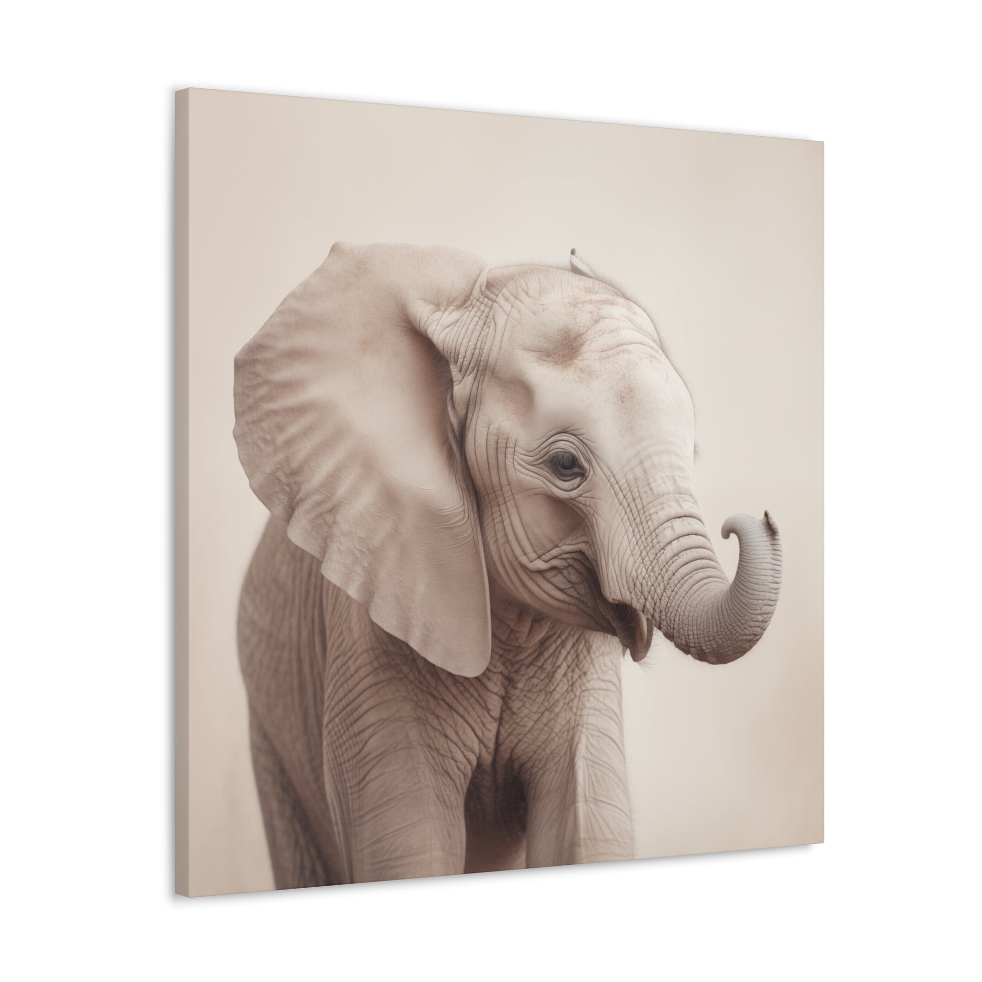 "Baby Elephant Portrait" Wall Art - Weave Got Gifts - Unique Gifts You Won’t Find Anywhere Else!