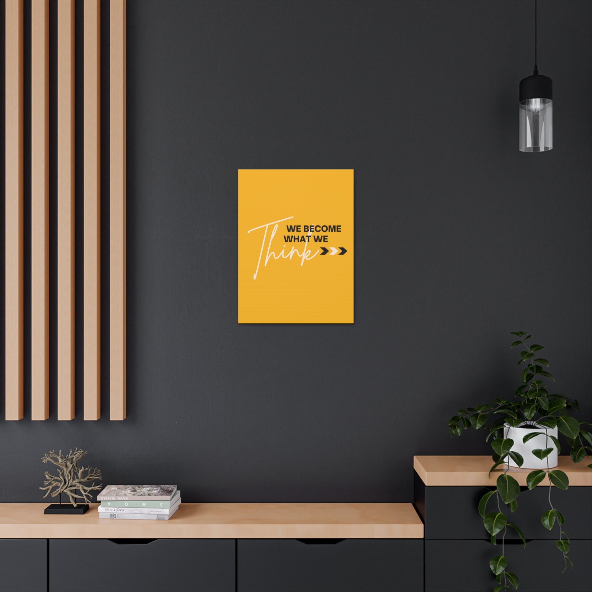 "We Become What We Think" Wall Art - Weave Got Gifts - Unique Gifts You Won’t Find Anywhere Else!