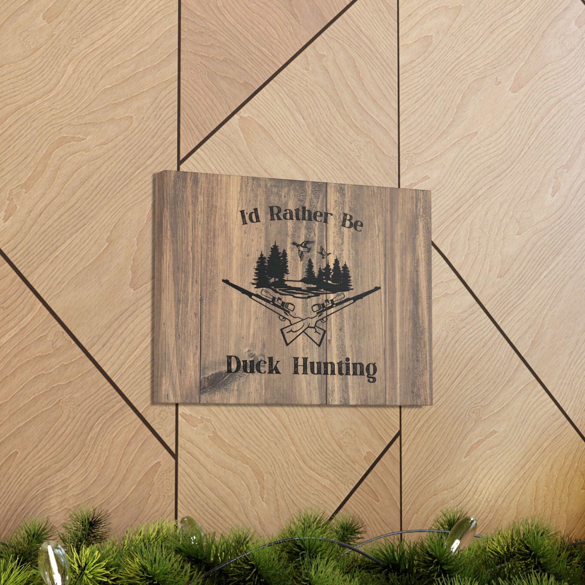 "I'd Rather Be Duck Hunting" Wall Art - Weave Got Gifts - Unique Gifts You Won’t Find Anywhere Else!