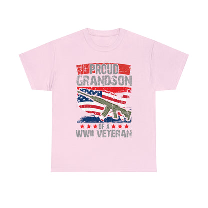 "Grandson Of WW2 Veteran" T-Shirt - Weave Got Gifts - Unique Gifts You Won’t Find Anywhere Else!