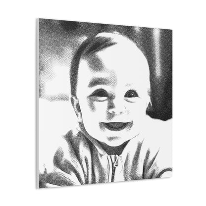 "Baby Photo Drawing" Custom Wall Art - Weave Got Gifts - Unique Gifts You Won’t Find Anywhere Else!