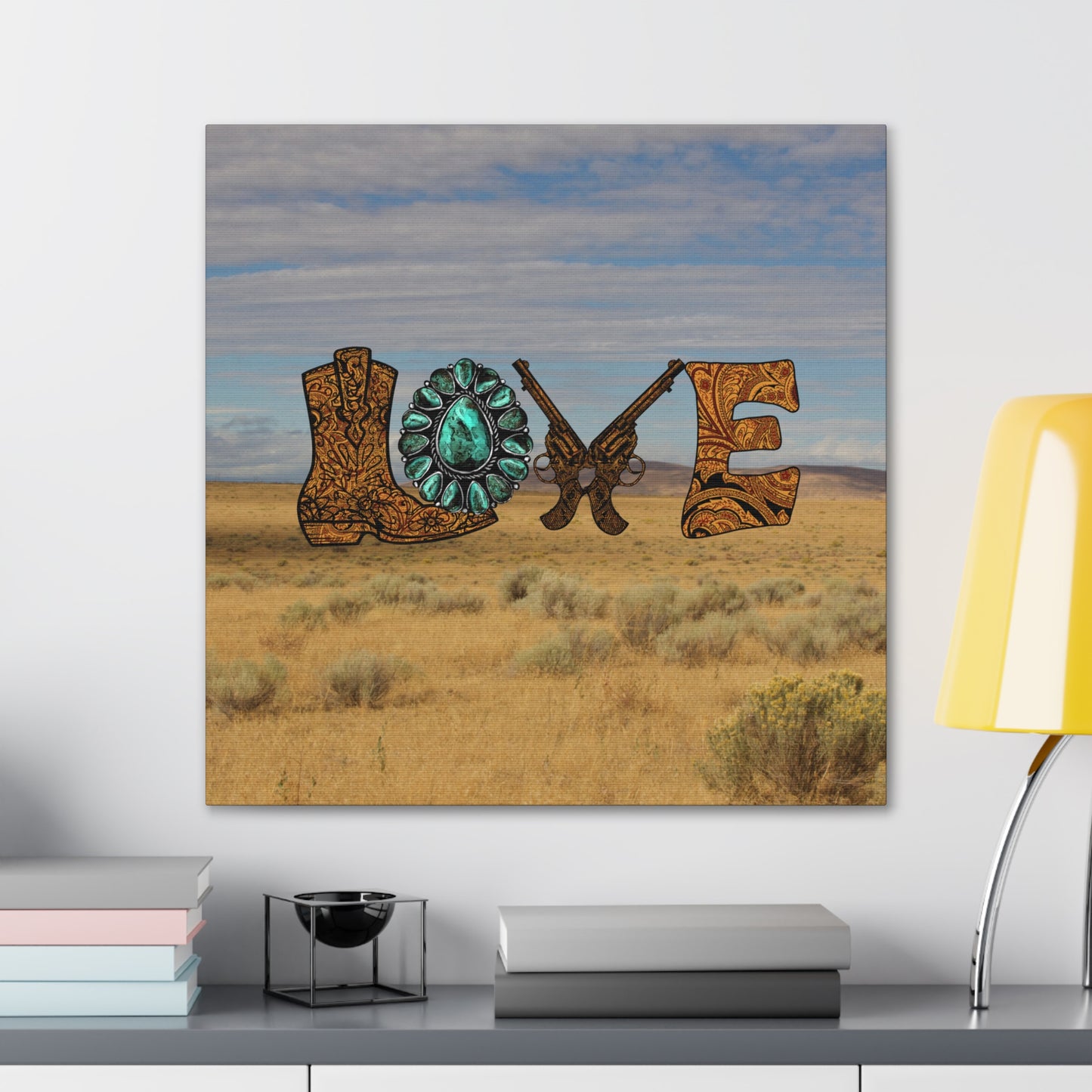 "Western Love" Wall Art - Weave Got Gifts - Unique Gifts You Won’t Find Anywhere Else!