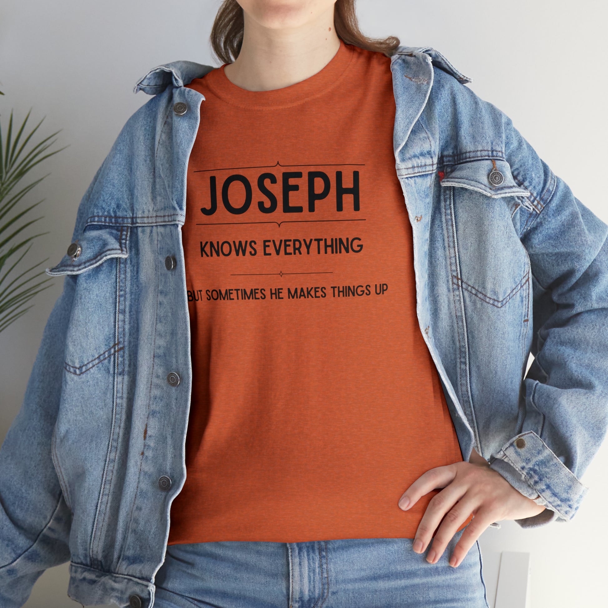 "Joseph Knows Everything" T-Shirt - Weave Got Gifts - Unique Gifts You Won’t Find Anywhere Else!