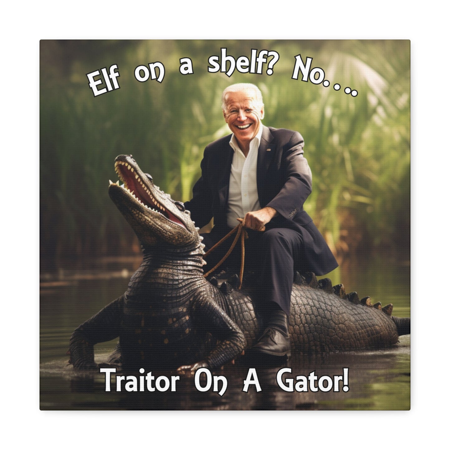 "Traitor On A Gator" Wall Art - Weave Got Gifts - Unique Gifts You Won’t Find Anywhere Else!