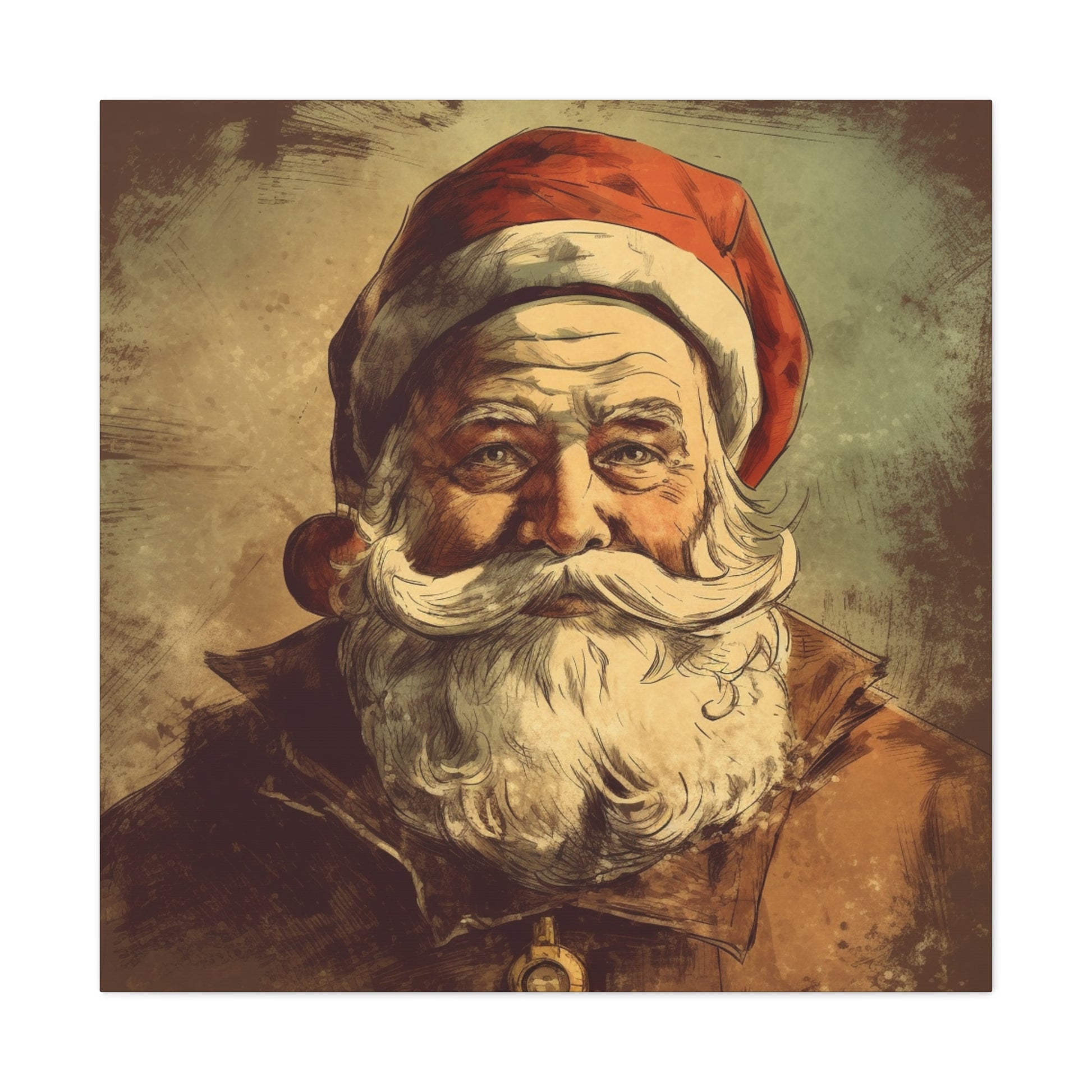 "Vintage Santa Christmas" Wall Art - Weave Got Gifts - Unique Gifts You Won’t Find Anywhere Else!