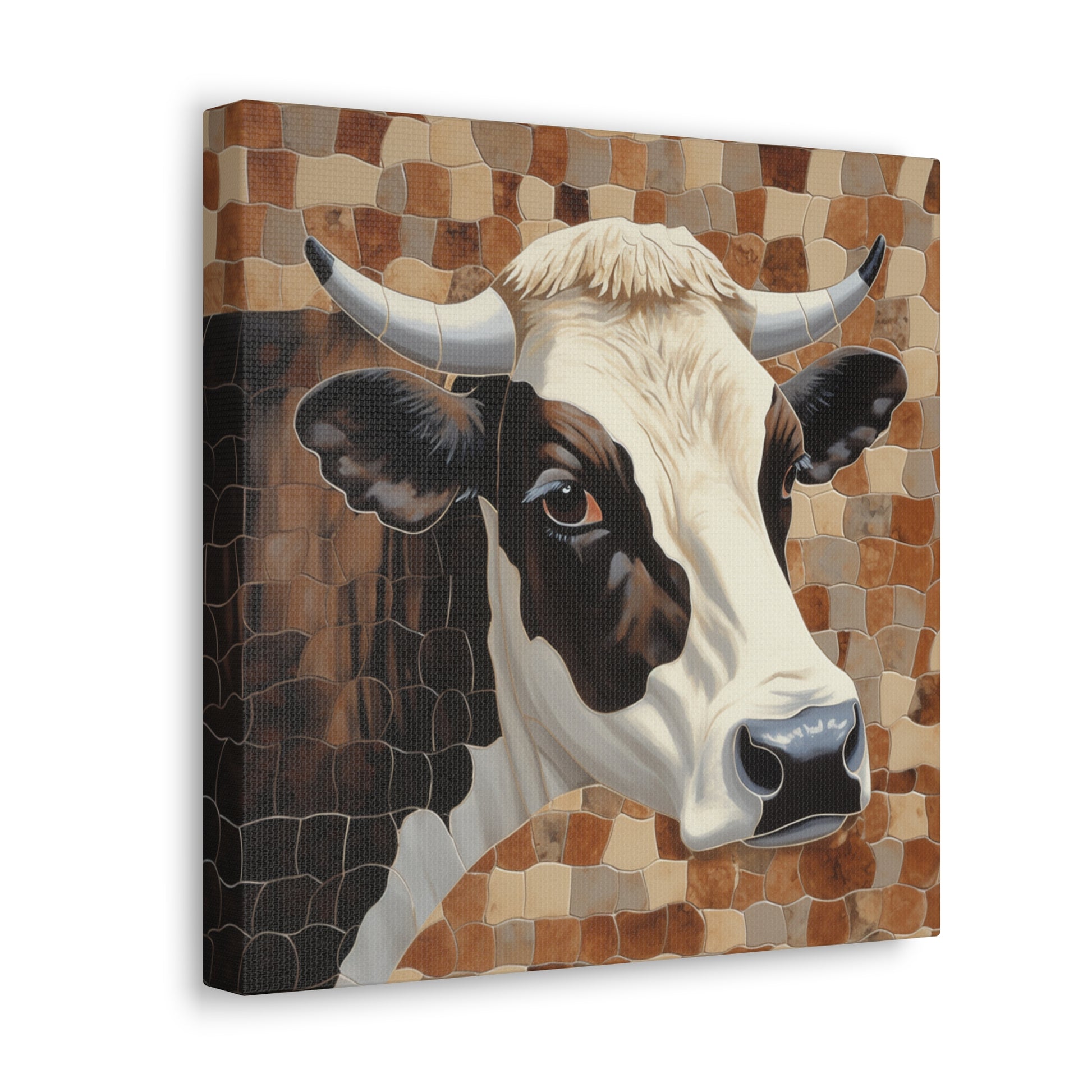 "Rustic Cow Gaze" Wall Art - Weave Got Gifts - Unique Gifts You Won’t Find Anywhere Else!