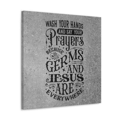 "Wash Your Hands & Say Your Prayers" Wall Art - Weave Got Gifts - Unique Gifts You Won’t Find Anywhere Else!
