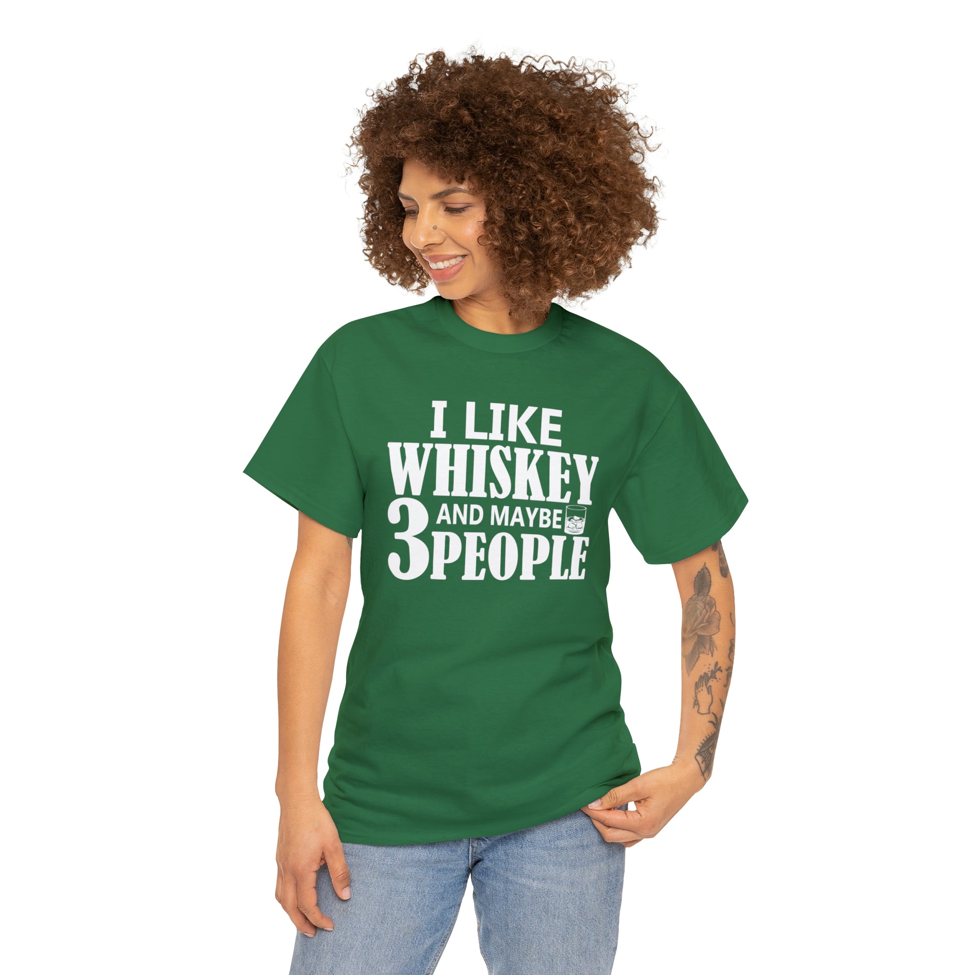 "I Like Whiskey & Like 3 People" T-Shirt - Weave Got Gifts - Unique Gifts You Won’t Find Anywhere Else!