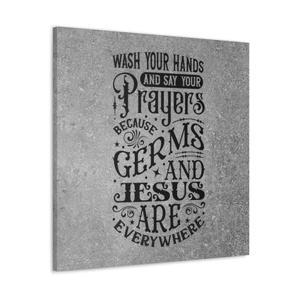 "Wash Your Hands & Say Your Prayers" Wall Art - Weave Got Gifts - Unique Gifts You Won’t Find Anywhere Else!