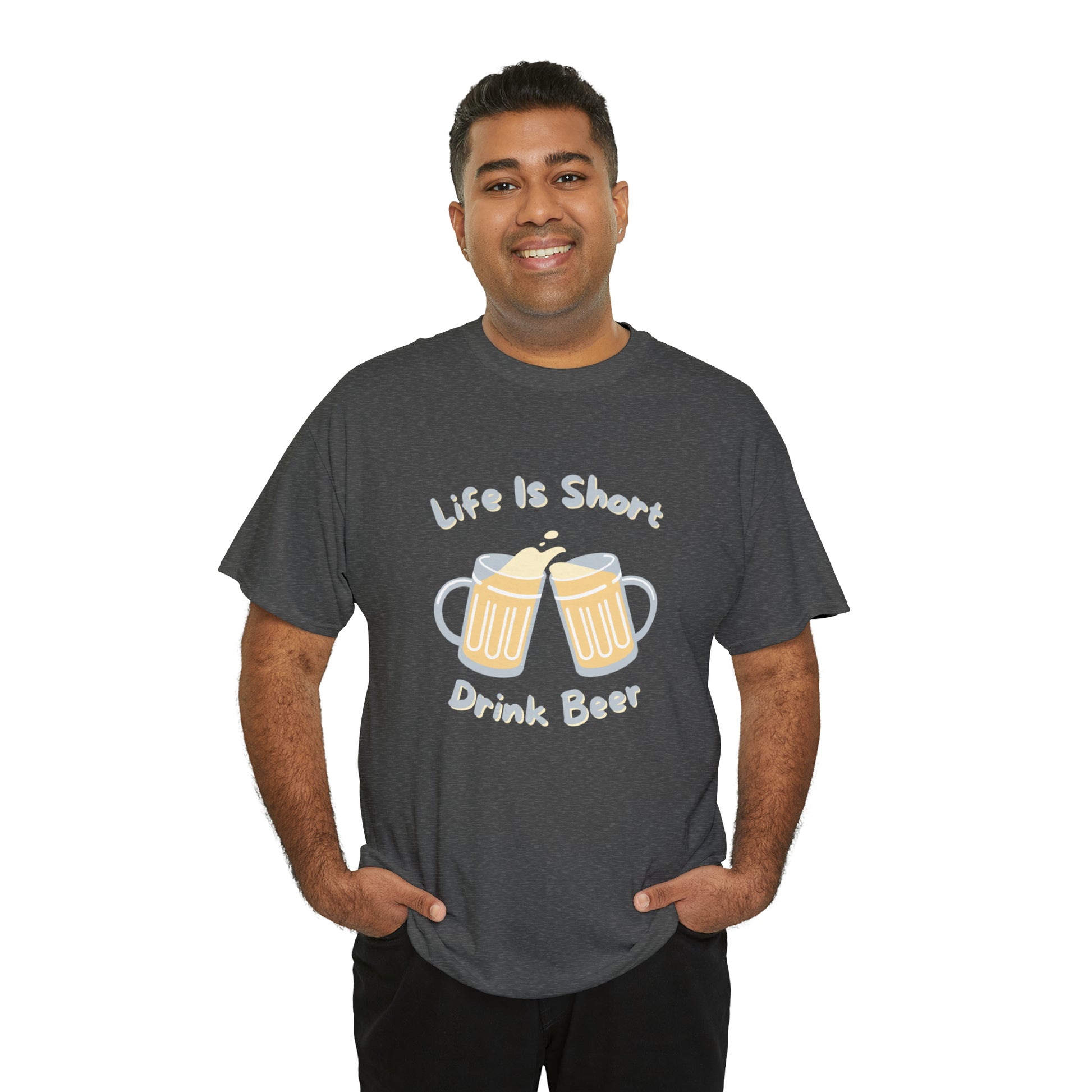 "Life Is Short, Drink Beer" T-Shirt - Weave Got Gifts - Unique Gifts You Won’t Find Anywhere Else!