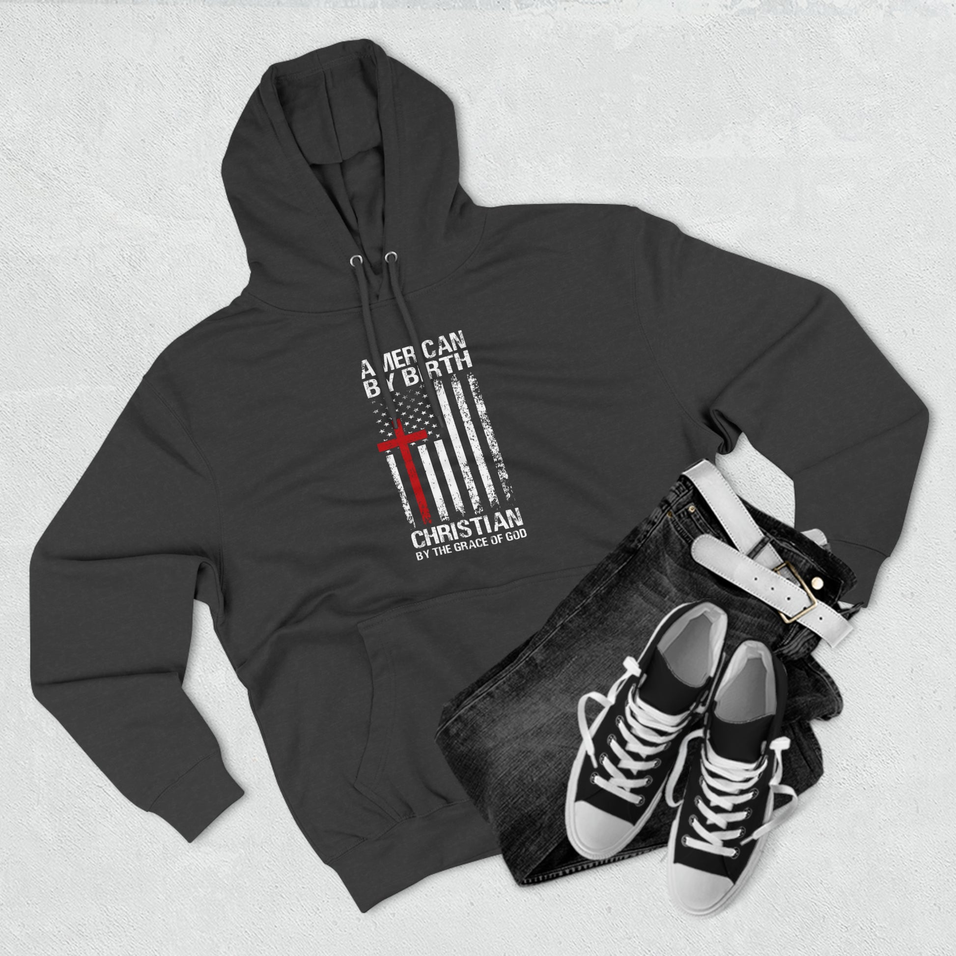 "American Christian" Hoodie - Weave Got Gifts - Unique Gifts You Won’t Find Anywhere Else!