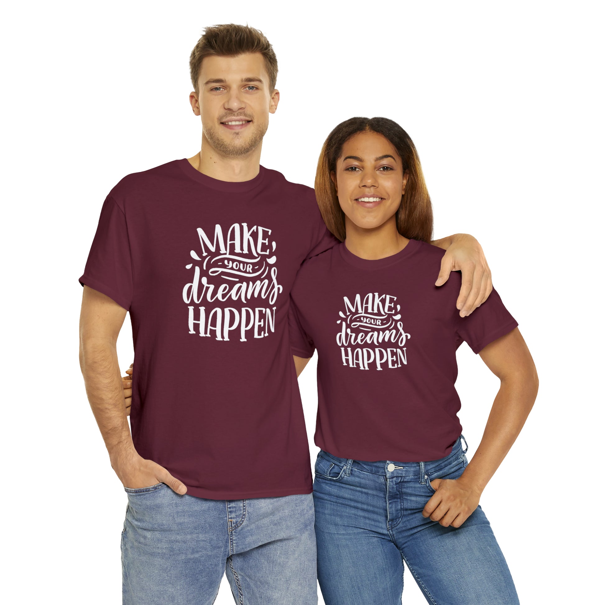 "Make Your Dreams Happen" T-Shirt - Weave Got Gifts - Unique Gifts You Won’t Find Anywhere Else!