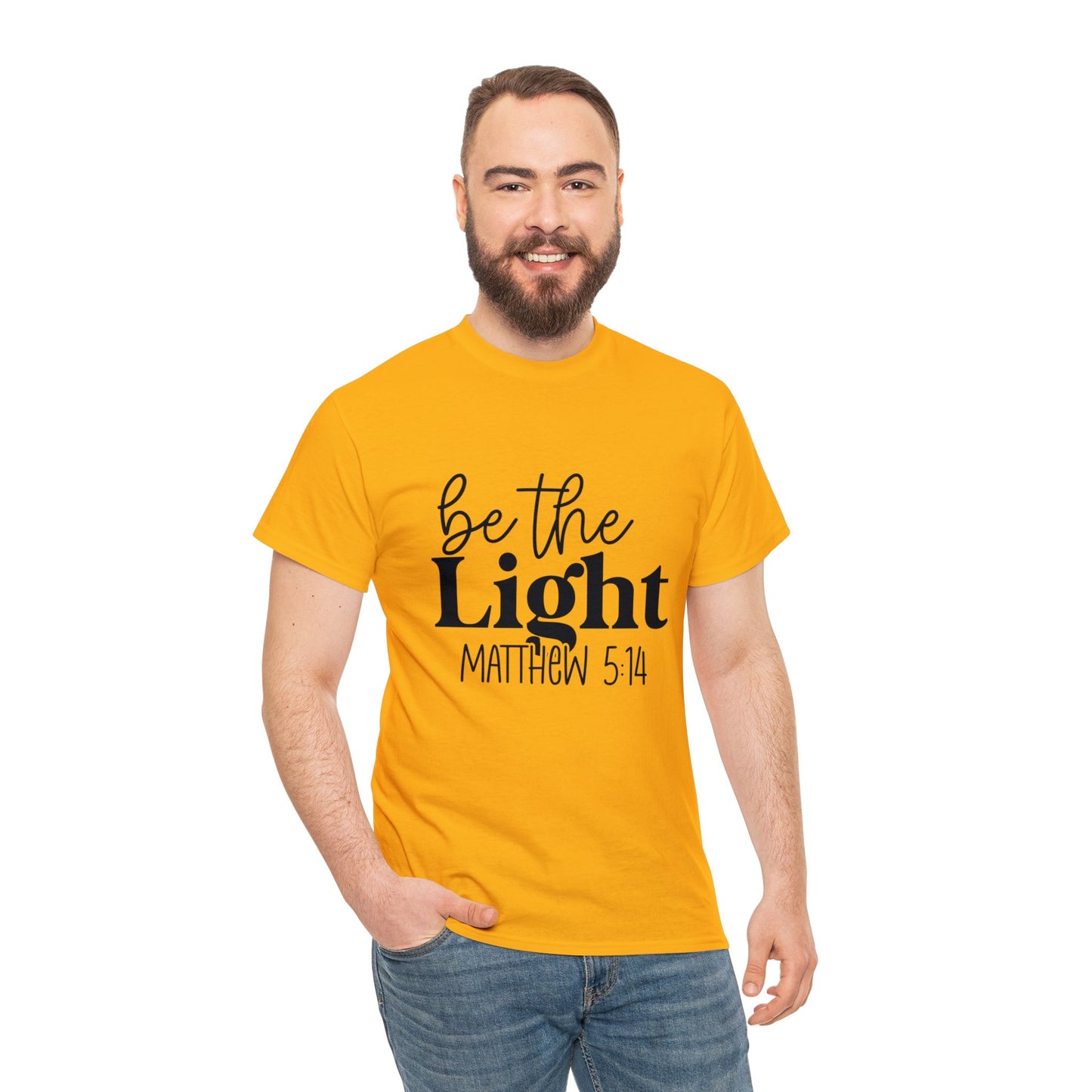 "Be The Light - Matthew 5:14" T-Shirt - Weave Got Gifts - Unique Gifts You Won’t Find Anywhere Else!