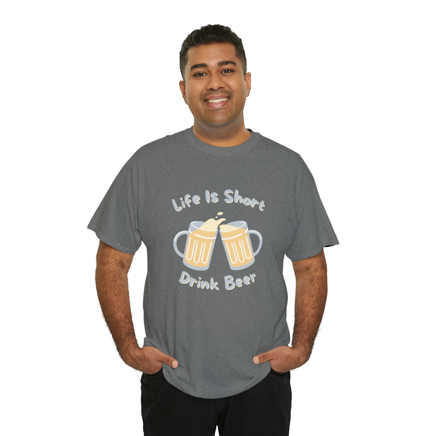 "Life Is Short, Drink Beer" T-Shirt - Weave Got Gifts - Unique Gifts You Won’t Find Anywhere Else!