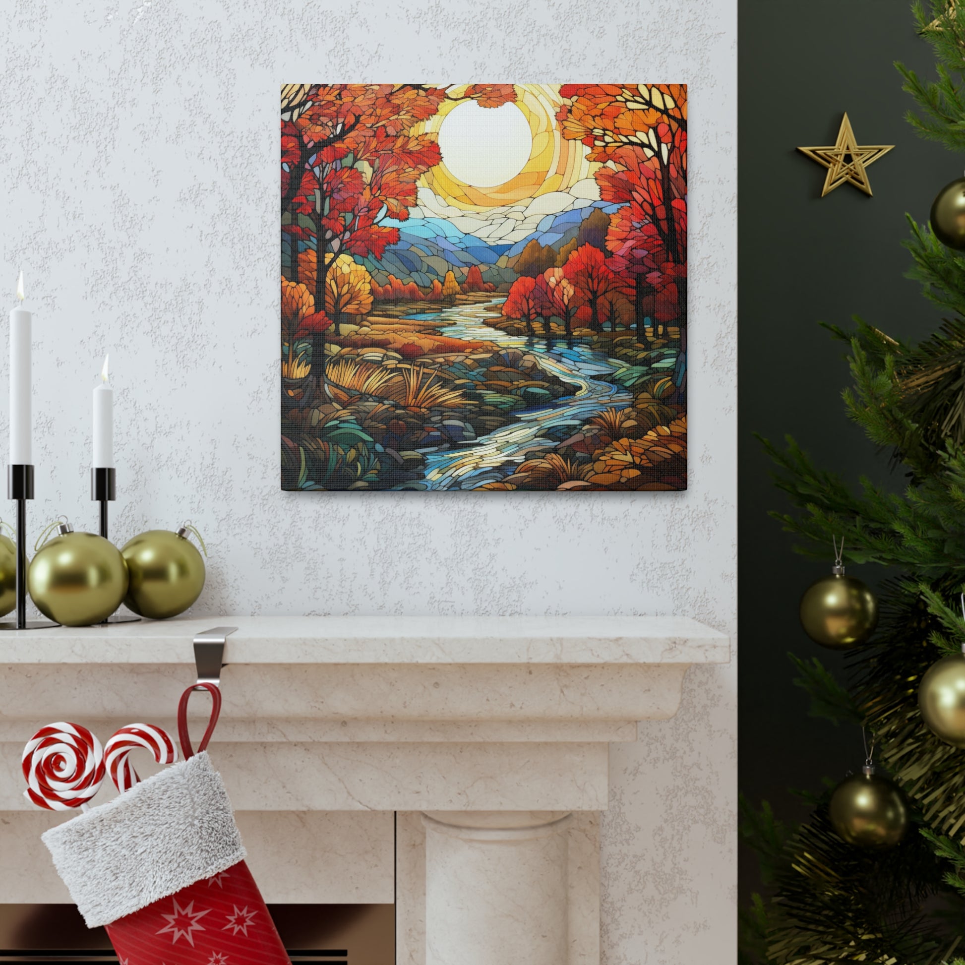 "Riverside Serenity" Wall Art - Weave Got Gifts - Unique Gifts You Won’t Find Anywhere Else!