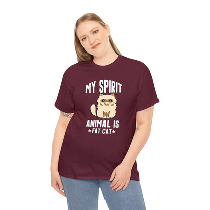 "Fat Cat Spirit Animal" T-Shirt - Weave Got Gifts - Unique Gifts You Won’t Find Anywhere Else!