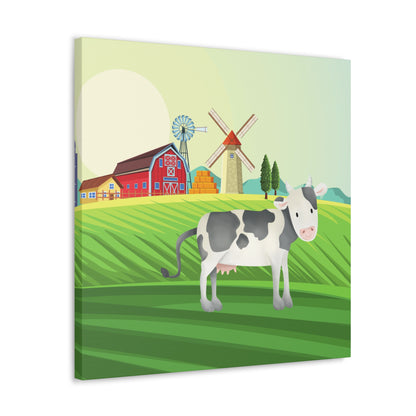 "Cow On A Farm" Kids Wall Art - Weave Got Gifts - Unique Gifts You Won’t Find Anywhere Else!