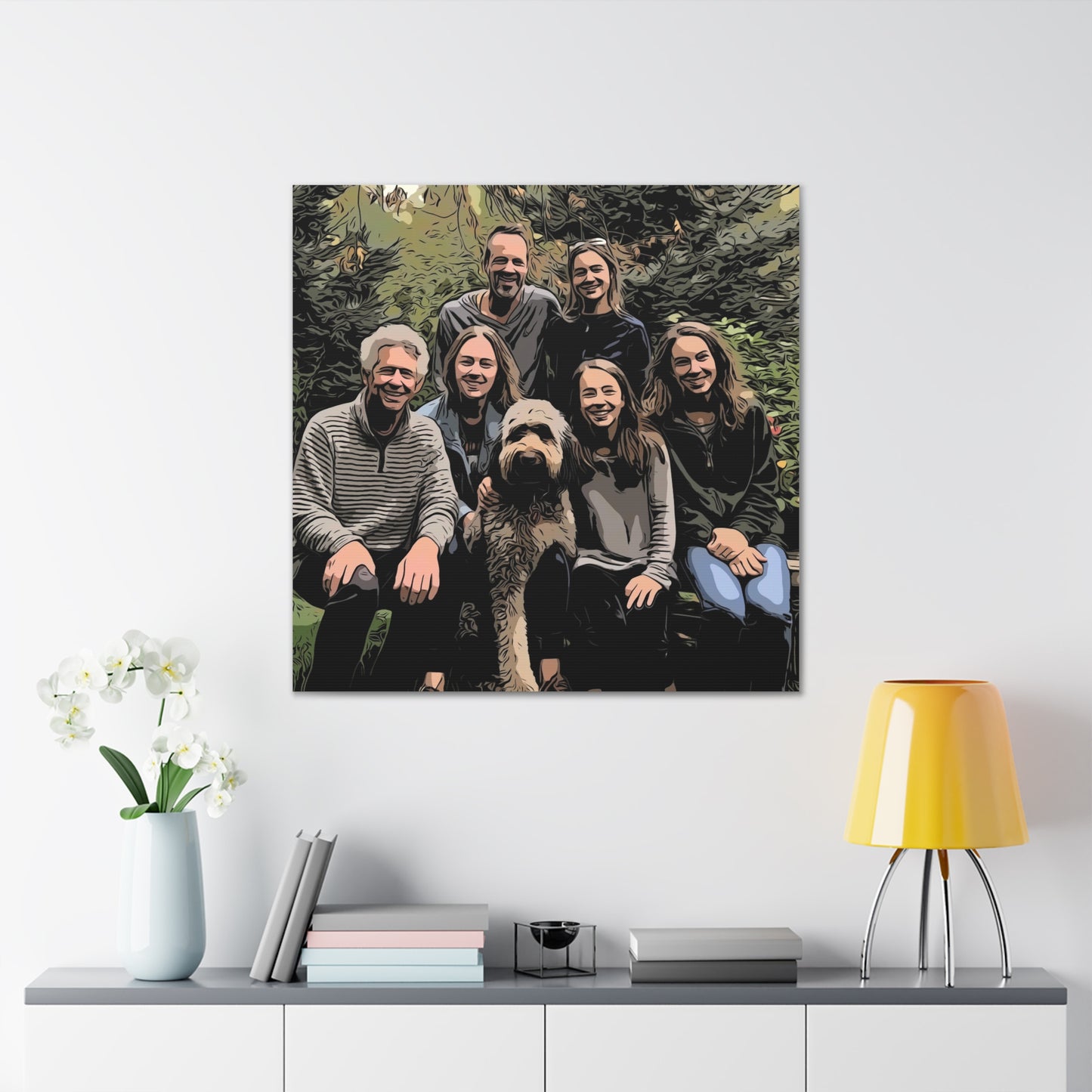 "Family Portrait" Custom Wall Art - Weave Got Gifts - Unique Gifts You Won’t Find Anywhere Else!