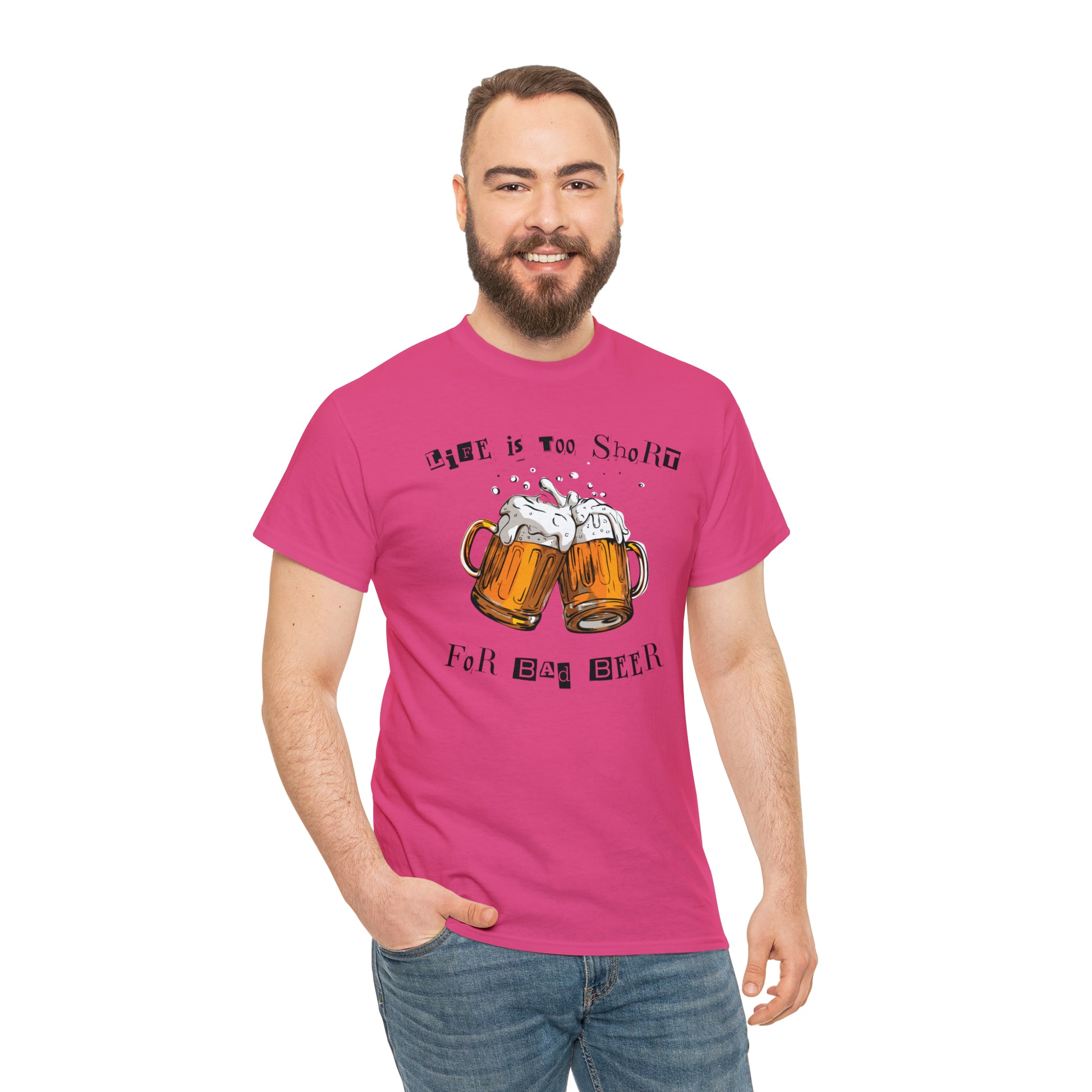 "Life Is Too Short for Bad Beer" T-Shirt - Weave Got Gifts - Unique Gifts You Won’t Find Anywhere Else!