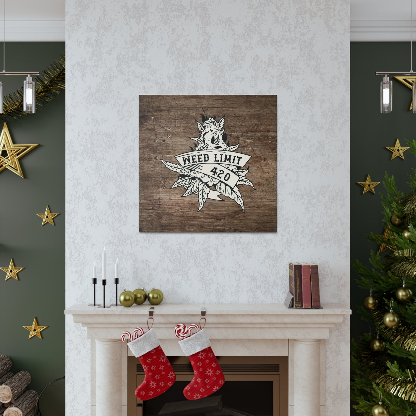 "Weed Limit 420" Wall Art - Weave Got Gifts - Unique Gifts You Won’t Find Anywhere Else!